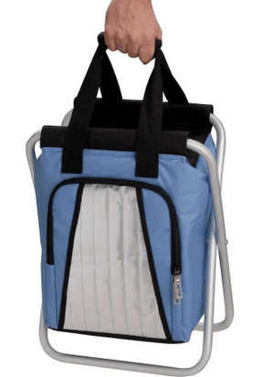Banqueta Com Bolsa Térmica P/ Bebidas Pesca Camping Churrasco