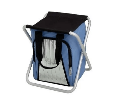 Banqueta Com Bolsa Térmica P/ Bebidas Pesca Camping Churrasco