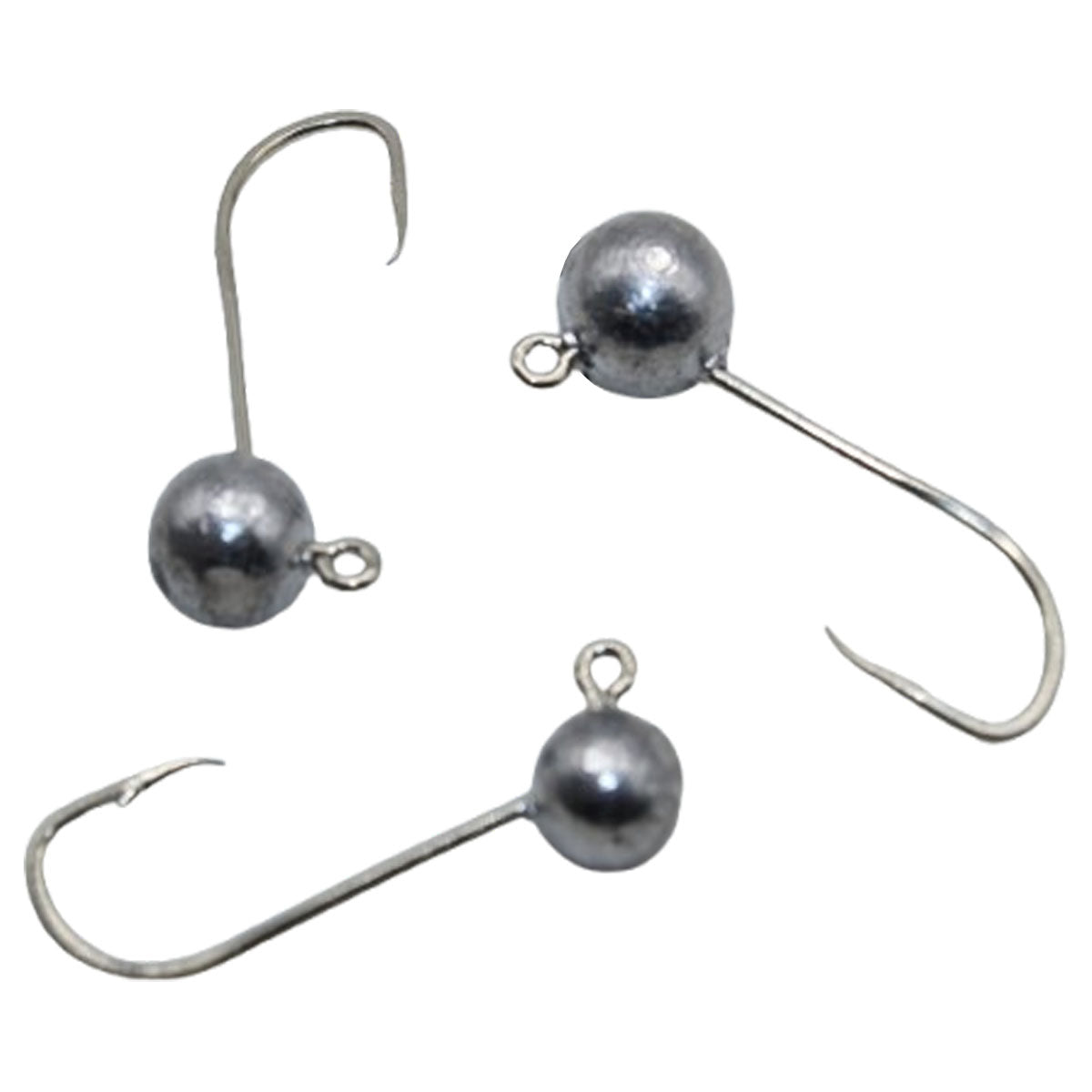 Kit 3 Anzol Pesca Jig Head P/ Isca Soft Camarao Grubs Shads