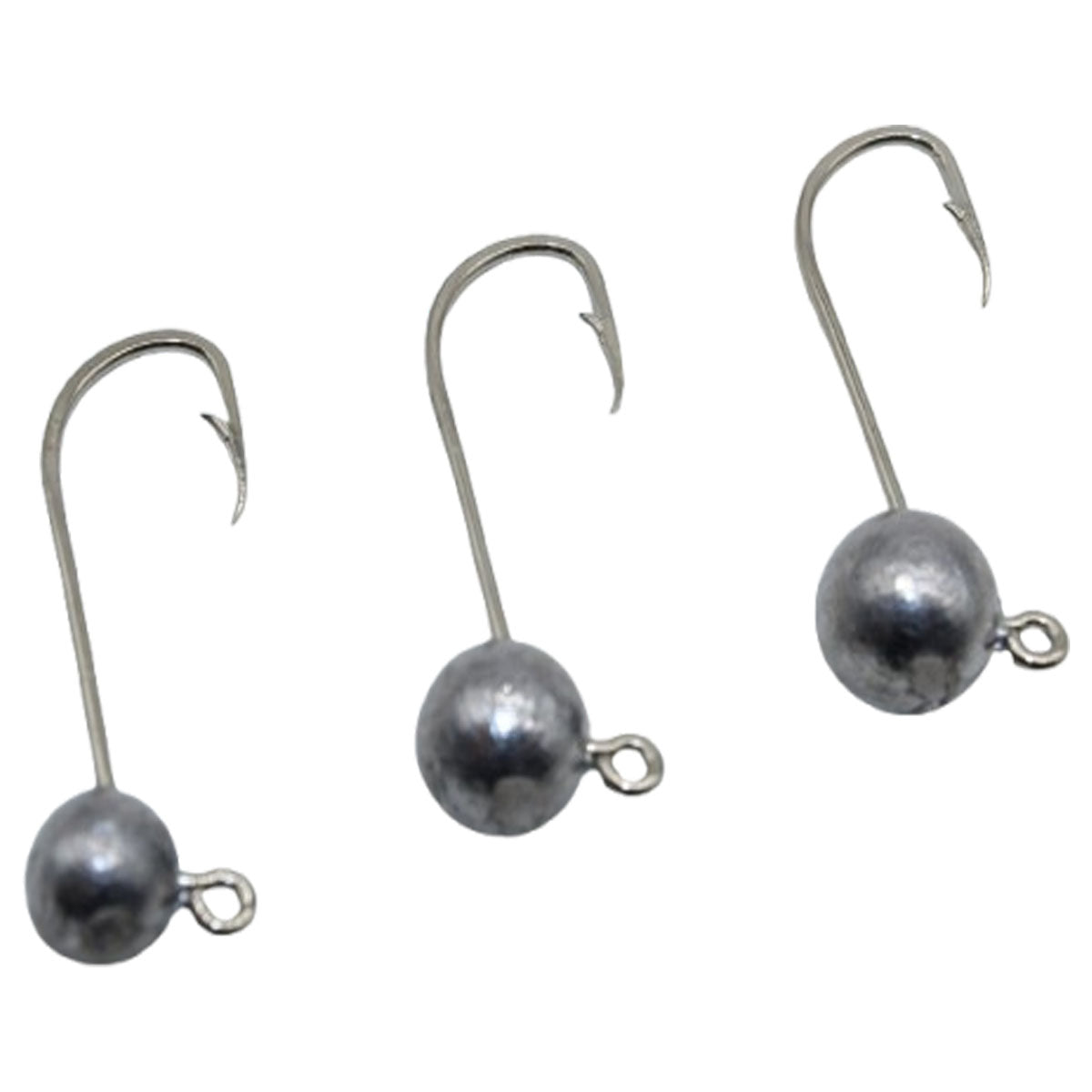 Kit 3 Anzol Pesca Jig Head P/ Isca Soft Camarao Grubs Shads